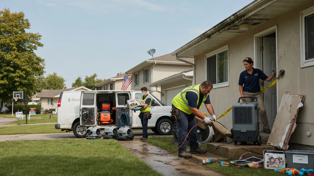 Water Damage Restoration in Bridgeport, IL near me